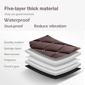 Alfombrillas para Auto, Accesorios Interiores para <span class=keywords><strong>AUDI</strong></span> <span class=keywords><strong>A8</strong></span>/A8L CINCO PLAZAS 2011 <span class=keywords><strong>2012</strong></span> 2013 2014 2015 2016 2017, Alfombrillas Personalizadas - Product Image 4