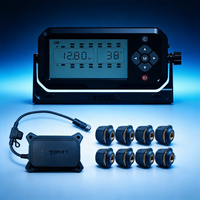 Sistema de Monitoreo de Presión de Neumáticos (TPMS) para Camiones, Autobuses y Remolques, con Logotipo Impreso, Software de Diseño Gratuito, 2-26 Ruedas, Protocolo TTL RS485 RS232 CAN