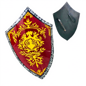 Bouclier de crête de chevalier médiéval en métal fabriqué à la main armure médiévale bouclier templier âmes sombres bouclier de Costume d'halloween - Product Image 1