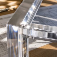 Aquarium en cristal en forme de méduse personnalisé, grand aquarium de luxe en acrylique pour la décoration de hall d'hôtel moderne