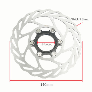 Disques de frein à <span class=keywords><strong>disque</strong></span> RACEWORK haute performance 140/<span class=keywords><strong>160</strong></span>/180 mm en acier inoxydable creux de 1,8 mm pour vélo, avec fixation Center Lock - Product Image 2