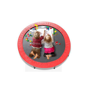 Trampolino da esterno rotondo pieghevole sicuro e morbido per adulti e bambini per salto Fitness impermeabile con cuscinetto di sicurezza resistente allo strappo - Product Image 5