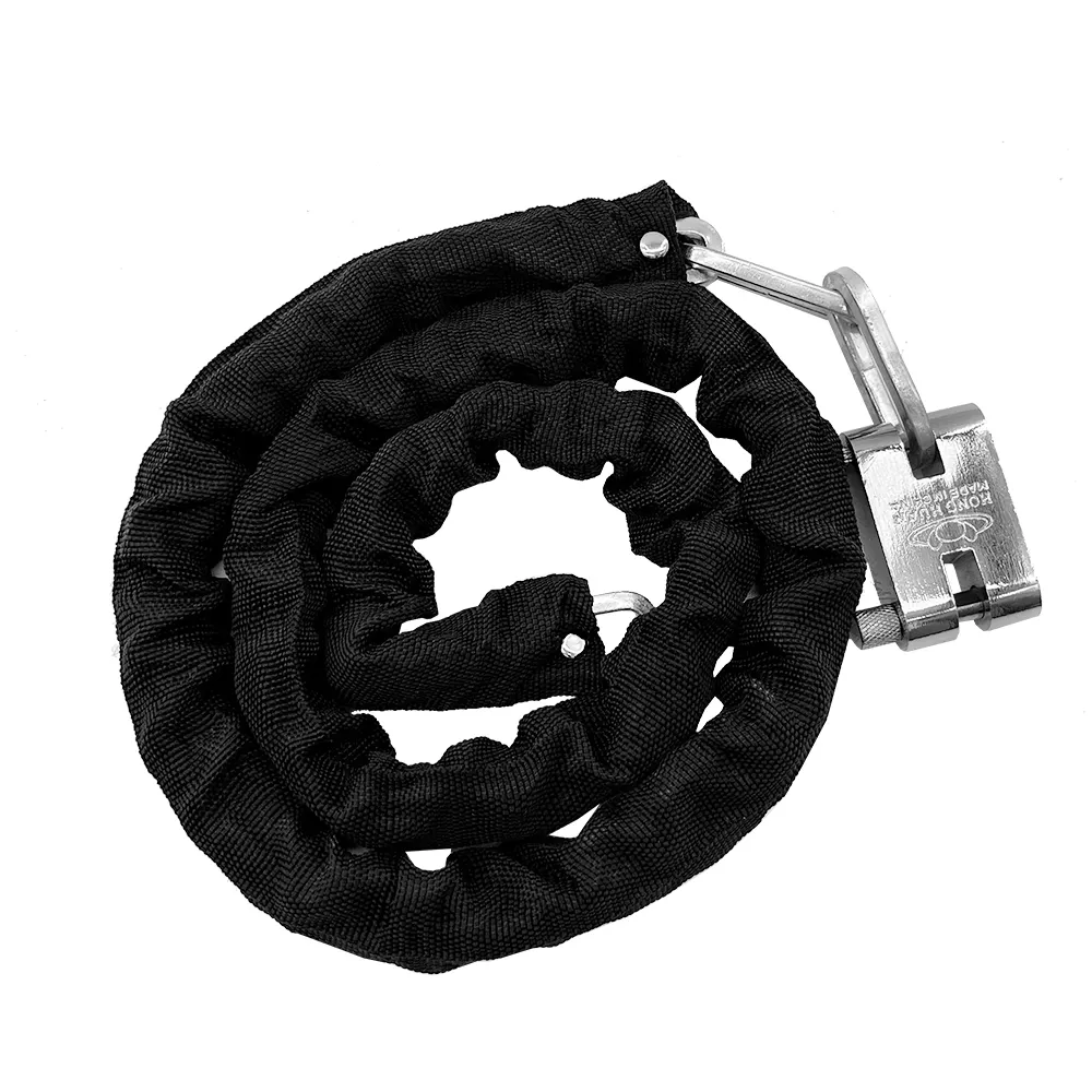 Factory OEM ODM Waterproof and rust-proof Coating Galvanized Security Bike Chain Lock Coil Cable Bicycle lock