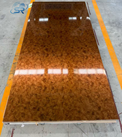 Fabricant direct, panneau en marbre écologique résistant aux rayures et imperméable, résistant aux UV, pour la production de meubles de cuisine