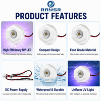 Module LED UVC personnalisé Uvnovo 275nm, indice de protection IP68, 5-6mW, garantie de 2 ans pour équipement de purification d'eau de 1 à 10L, technologie UV