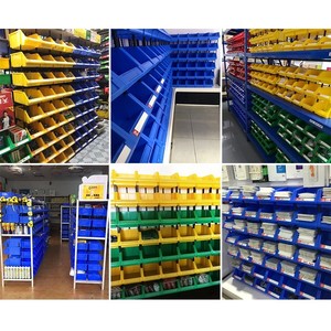 Thùng nhựa xếp chồng được, mở phía trước, dùng để đựng đồ nhỏ, công nghệ ép phun, dùng cho kho hàng - Product Image 3