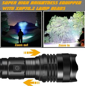 USB Rechargeable LED Flashlights High Lumens Super Bright Tactical Handheld <b>Flash</b> <b>Light</b> Zoomable,Waterproof Emergency Lantern - Product Image 5