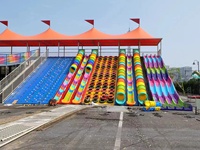 Beliebte Pastellfarbene Athletic Works Tunnel-Rutschen aus Kunststoff für Erwachsene, Männer, Kinder, Bildungseinrichtungen und Schulen zum Klettern und Schaukeln
