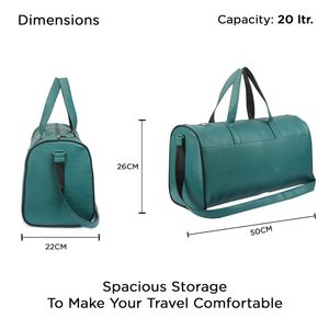 Demibay LLC Men's Fashion Style Genuine Leather Duffel Bag with Soft Handle Zipper Closure Maximize <b>Wear</b> Multi-Purpose <b>Traveling</b> - Product Image 4