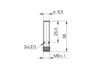 Baru Sensor sakelar kedekatan IFRM 06N37A3/S35L NPN NC deteksi jarak 2mm - Product Image 2