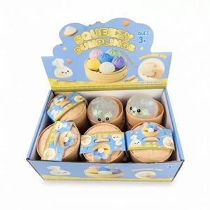 Jouets Squishy en forme de boulette à paillettes en gros, jouets sensoriels anti-stress à presser, jouet Squishy boulette mystère - Product Image 2