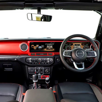 Dashboard Speedometer Otomatis untuk Jeep Wrangler JL Gladiator J Max RHD Rubicon Sahara Sport 2018-2023 Pemutar Radio Mobil Android