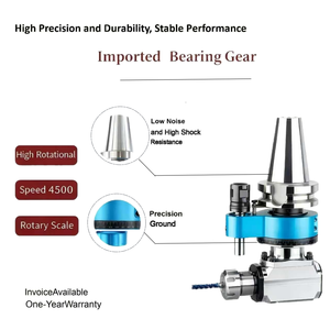 ראש כרסום צדדי אוניברסלי BT40 ראש כרסום צדדי 90 מעלות מרכז עיבוד שבבי CNC ראש כרסום בזווית ישרה BT50 - Product Image 3