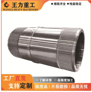 โรงงานผลิตปลอกและเพลาสไปลน์ขนาดใหญ่ที่ไม่ได้มาตรฐานสำหรับรถขุดและเครื่องจักรก่อสร้าง - Product Image 2