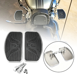 Black Motorcycle Adjustable Footrest <b>Pegs</b> & Floor <b>Boards</b> Aluminum Alloy Universal for Rider and Passenger China - Product Image 1