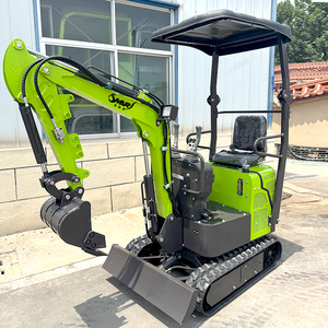 Mini-excavatrice de 0,8, 1,0, 1,2, 1,5 et 2,0 tonnes, homologuée CE EPA, petite pelle sur chenilles pour le marché européen et américain, moteur Kubota en option - Product Image 1