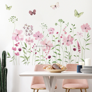 Adesivi murali colorati con farfalle <span class=keywords><strong>da</strong></span> giardino fiorito - Product Image 2