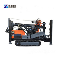 Foreuse mobile rotative DTH pour petits puits artésiens, machine de forage de sol