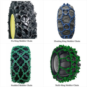High Quality Maxplus Brand ISO9001 Certified 5/<b>8</b>" 16mm Steel Welded Chain Tyre for Forestry Skidder Tire Chains MPC-001 24.5-32 - Product Image 3