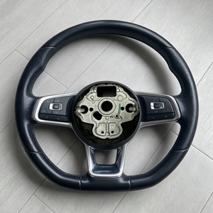 พวงมาลัยรถหนังปรับแต่งได้สำหรับ Volkswagen Golf 5 6 7 R GTI MK5 MK4 MK6 MK7 <span class=keywords><strong>Jetta</strong></span> Passat CC B6 B7รถ - Product Image 1