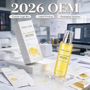 Cápsulas de Vitamina C y Glutatión con Fórmula Personalizada, Bruma Facial Iluminadora con Colágeno, Suero Facial, Marca Privada OEM, Cuidado de la Piel - Product Image 1