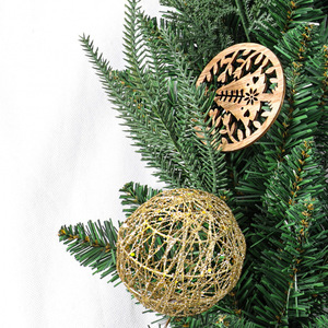 Décorations de Noël en rotin de 2,7 m, ornements suspendus pour porte, décoration de centre commercial, modèle <span class=keywords><strong>GP24</strong></span>, fabricant pour - Product Image 2