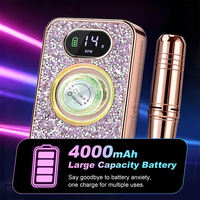 Offre Spéciale – Ponceuse à Ongles Portable Intelligente avec Écran LCD, Sans Surchauffe, 45000 tr/min, Rechargeable, pour Polissage de Strass en Salon
