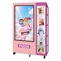 Distributeur automatique de snacks et de boissons pour cartes à collectionner, boîtes mystères et jouets, avec options de paiement, capacité 300-600, garantie 1 an