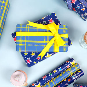 Factory Wholesale 80g <b>Christmas</b> Custom <b>Luxury</b> Gift Wrap <b>Paper</b> 43*300cm <b>Wrapping</b> <b>Paper</b> for Packaging - Product Image 5