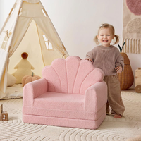 Canapé-lit pour enfants moderne à trois couches pliable, fauteuil de dessin animé, tabouret, fauteuil inclinable, canapé en éponge, fauteuil de sieste, siège individuel pour salon