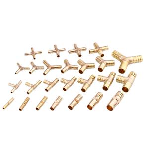 真鍮バーブティーパイプ継手6/8/10/12/14/16/19mm塔ニップルジョイント燃料ホースバーブ水継手 - Product Image 2