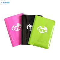 Porte-passeport en PVC avec sublimation personnalisée en gros Portefeuille Porte-cartes de voyage personnalisé