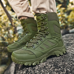 Botas Tácticas de Gran Tamaño para Hombre BAEWOON TB33, Modernas, Antideslizantes, Resistentes al Desgaste, <span class=keywords><strong>con</strong></span> Forro de Malla, para Escalar y Desierto - Product Image 4