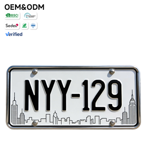 Placa de Matrícula Personalizada con Diseño de Palmera del Caribe, Diseño Artístico Gratuito, Se Acepta OEM - Product Image 3