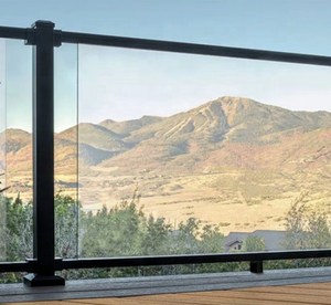 Diseño moderno BH Sistema de barandilla de vidrio de aluminio modular Popular para balcones y cubiertas Pasamanos y balaustradas - Product Image 2