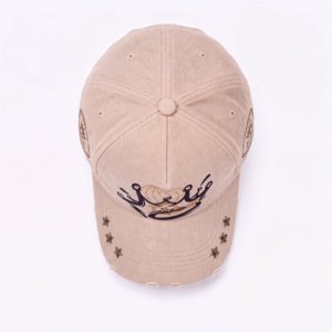 Gorras de tela de rizo con logotipo personalizado al por mayor, bordado plano, de 5 paneles, tipo toalla, para campamento, fabricante OEM ODM - Product Image 6