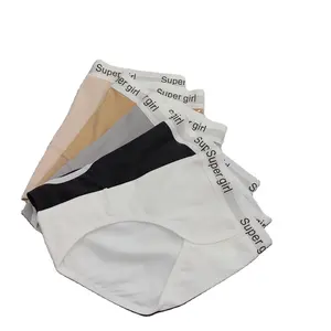Men's Cotton Underwear Two Zippers Pockets Anti-Theft Breathable