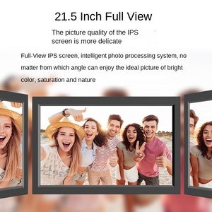 21.5 inch <span class=keywords><strong>HD</strong></span> ảnh kỹ thuật số màn hình cảm ứng Wifi kết nối MP4 hỗ trợ từ xa hình ảnh truyền video phát lại nhựa - Product Image 5