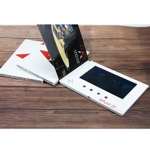 Mode vente en gros, <span class=keywords><strong>prix</strong></span> promotionnel de l'entreprise, articles cadeaux lcd, affichage, carte de vœux, vidéo, brochures 7 pouces - Product Image 3