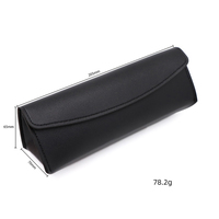 Étui à crayons en cuir PU personnalisé, sac de rangement magnétique pour pinceaux cosmétiques, pochette de papeterie multicolore, personnalisation du logo possible