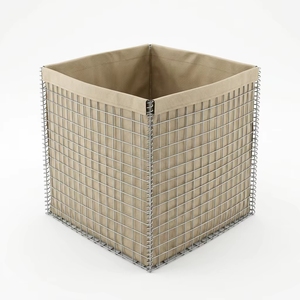 Barrière de protection en <span class=keywords><strong>gabion</strong></span> de fil de fer galvanisé soudé à mailles carrées, robuste, avec services de cintrage et de découpe - Product Image 1