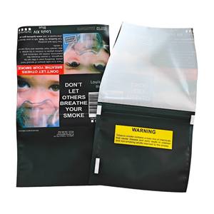 Bolsa Personalizada para Tabaco de Enrolar com Zíper, Embalagem à Prova de Cheiro, Bolsa Plástica Mylar para Folhas - Product Image 6