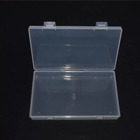 Mallette de rangement en plastique PP multifonction Rectangle organisateur de bureau transparent en plastique PP style américain 70g autres boîtes de rangement