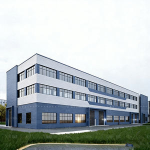 Atelier moderne à grande portée en acier, structure en acier multi-étages pour le stockage <span class=keywords><strong>de</strong></span> machines et la conception <span class=keywords><strong>de</strong></span> solutions <span class=keywords><strong>de</strong></span> bâtiments industriels - Product Image 2