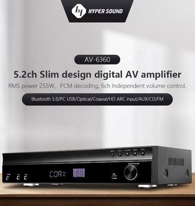 Amplificador de Cine en Casa de <span class=keywords><strong>5.1</strong></span> Canales y 255 W, <span class=keywords><strong>Receptor</strong></span> de Audio <span class=keywords><strong>con</strong></span> 6 Canales y ARC - Product Image 2