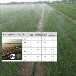 Tuyau d'irrigation laser haute résistance à la pression, bande de pulvérisation 32 mm, tuyau de pluie micro-pulvérisateur 40 mm, tuyau de pluie perforé au laser - Product Image 4