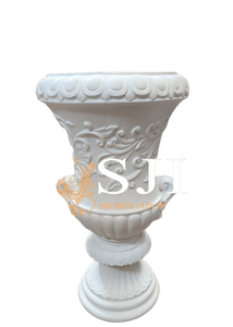 Pot de fleurs en fibre de verre Jali Theme pour fleurs artificielles et décoration de jardin, design moderne léger, vente en gros OEM ODM - Product Image 3