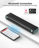 Produsen Cina M08F Tidak Ada Tinta Printer A4 Portabel Printer Mini Nirkabel Mobile Thermal Printer Tato Sementara