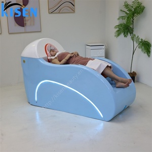 KISEN Cama de Masaje Eléctrica Automática 4D Profesional de Cuerpo Completo de Lujo para Lavado de Cabello y Spa Capilar con Calefacción - Product Image 3