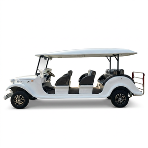 Carrito de Golf Eléctrico Antiguo Clásico de 11 Plazas, con Batería y Motor AC, 50 km/h, para Turismo - Product Image 1